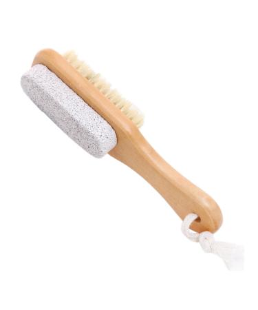 Foot Pumice Soft Dual-Function Shower Foot Scrubber Foot Brush for Shower Foot Pumice Stone for Feet Dry Skin Removal Cracked Heels