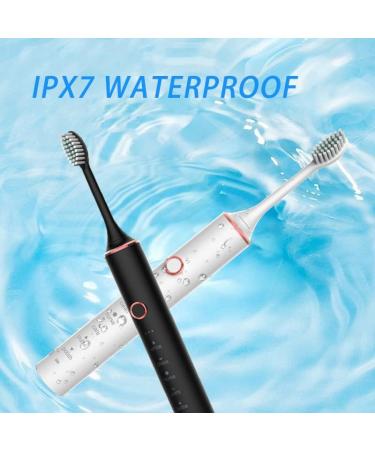 2 Pack Electric Toothbrush for Adults - 37000VPM, 3 Intensity Levels, 6 Modes - USB Rechargeable, 60 Days Charge - 2 Min Timer, 8 Brushes - Buy Online on GoSupps.com