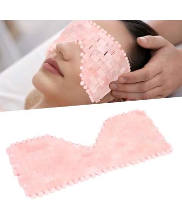 Verdant Touch Cold Therapy Eye Mask - Jade & Rose Quartz Eye Treatment for Relaxation & Revitalization | International Shipping Available - Buy Online on GoSupps.com