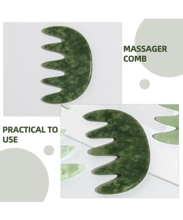 Baluue Jadek mme Massage Stein Haarkamm | Guasha-Kratzkamm for Scalp & Face Massage | Perfect Mother's Day Gift - Buy Online on GoSupps.com