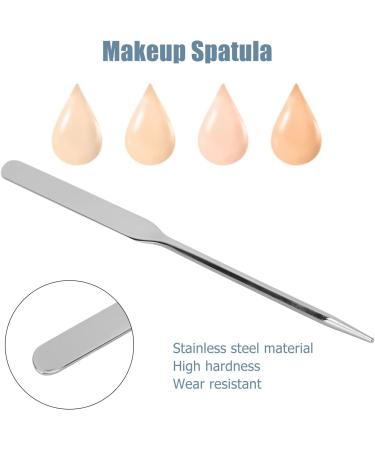 Buy Aosethfrt Makeup Spatula | Ergonomic Stainless Steel Foundation & Nail Art Mixer - Best for Makeup Artists - Buy Online on GoSupps.com