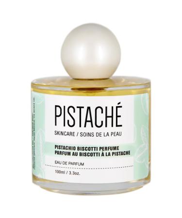 Pistach Skincare Pistachio Biscotti Perfume Eau de Parfum + Nutty + Lightly Sweet + Boyfriend Butter Scent 3.38 oz