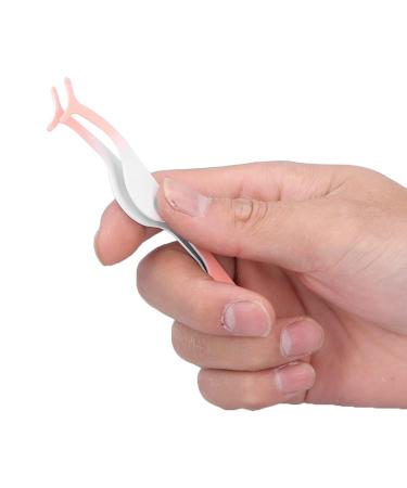 Buy Premium Stainless Steel Eyelash Tweezers - Durable Rust-Free Easy to Use - Color Gradient Orange - Buy Online on GoSupps.com