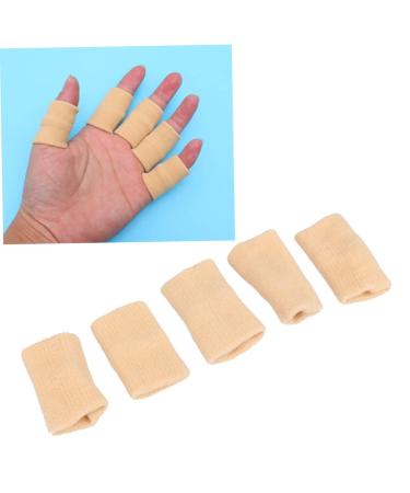 FRCOLOR 5pcs Basketball Finger Support - Thumb Protector Band Set Cushions & Splint for Sports - Beige Size 1 - International Shipping Available - Buy Online on GoSupps.com