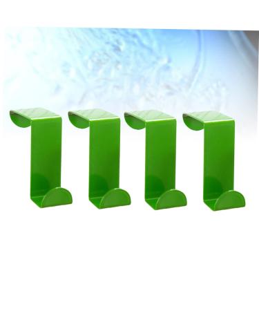 Alipis 4 Pcs Towel Hook Keychain Hook Over The Door Wreath Hanger Storage Hook Hat Hook Stainless Steel Green 4pcs - Buy Online on GoSupps.com