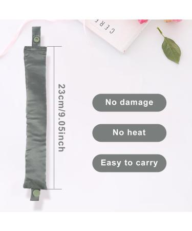 Heatless Curlers - Calp Lock Winders for Stunning Waves Overnight | DIY Styling for Short & Long Hair | Green - Buy Online on GoSupps.com