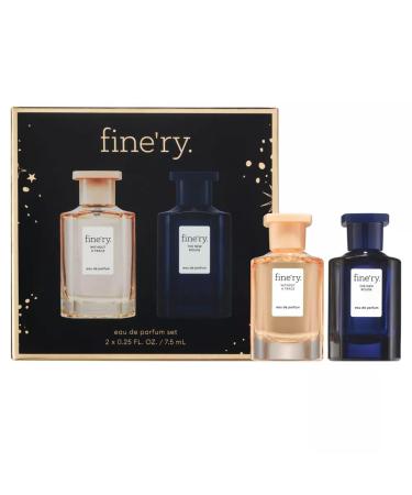 fine'ry Mini EDP Duo Gift Set - Without a Trace & The New Rouge - 0.5 fl oz (Each)