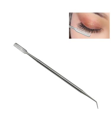 Eyelash comb eyelash lifting tool & kamm eyelash lifting separator eyelash comb metal teeth lash lifting applicator kit set for eyelash shaft lash lift accessories eyelash extension tools