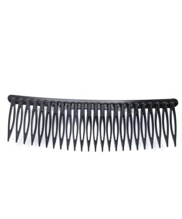 12 Pcs Black Plastic Side Hair Combs for Women and Girls - DIY Hair Accessories with 24 Teeth - Buy Online on GoSupps.com