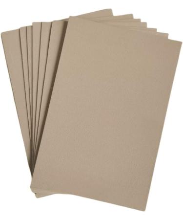 Maimoufin 10 Sheets Sanded Pastel Paper - 15.4 x 10.7 inch Warm Brown Craft Paper for Dry/Wet Painting - Art Supplies for Pastels, Pencils, & Charcoal - Buy Online on GoSupps.com