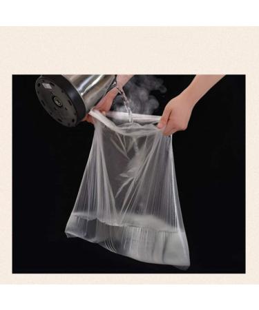 HOMSFOU Disposable Foot Tub Liners Thick Foot Soaking Bags for Spa Pedicure 80pcs (65x55cm) White - Buy Online on GoSupps.com