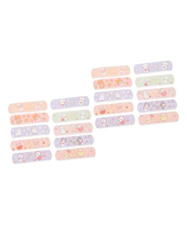 FOMIYES 2 Boxes Cartoon Care Bandages Cuts Wounds Bandages Plaster Bandages Heart Injury Band Injury