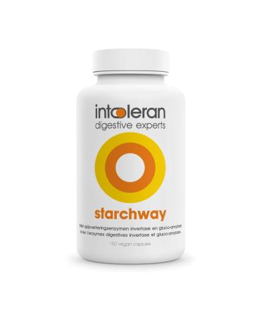 Intoleran Starchway Digestive Enzymes - 150 g lules | Compl ment alimentaire pour l'amidon et au saccharose | Aide dig rer les sucres et les f culents | LOW FODMAP