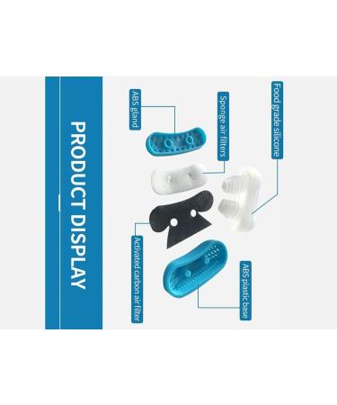 BIOAK 2-Pack Anti Snore Devices for Men and Women - Stop Snoring and Improve Sleep Quality - Night Blue - Buy Online on GoSupps.com