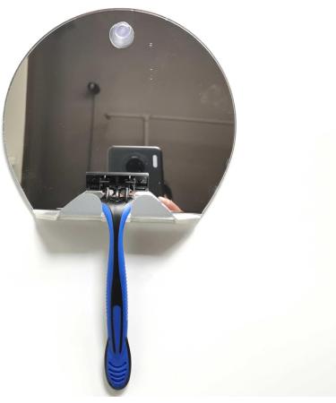 Fomiyes Anti-Drop Fog-Free Bathroom Shaving Mirror | Portable Razor & Cosmetic Hanging Shower Mirror - Buy Online on GoSupps.com
