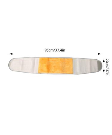 Buy Adjustable Abdominal Support Warming Back Belt | Lumbar Support & Posture Correction Tool - M Gray - Buy Online on GoSupps.com