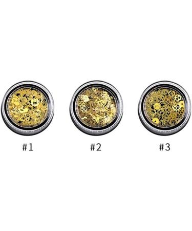 3 Boxes Metal Nail Art Decorations Alloy Thin Sheet Gears Christmas Butterfly Mix Design Charms Sequin Slice Nails Accessories Studs for nails Beauty Manicure Supplies - Buy Online on GoSupps.com