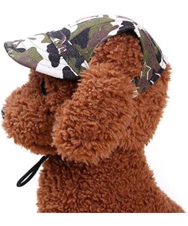 PetPhindU Dog Sun Hat Baseball Cap - Army Green Peaked Cap with Letter Print | Stylish Sun Protection for Dogs - Buy Online on GoSupps.com