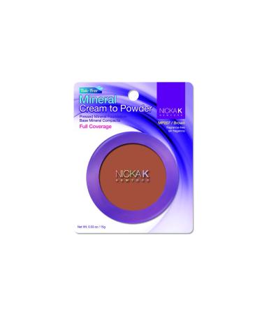 NICKA K New York Mineral Cream to Powder 0.53oz MP207 Brown