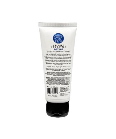TPCK ToppCock DRY ICE Lotion - Anti-Chafing & Deodorant for Men | 90ml Tea Tree Oil & Aloe Vera Formula for Comfortable Intimate Care - Buy Online on GoSupps.com