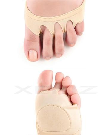 Silicone Forefoot Cushion Sleeves - Anti-Slip Gel Pads for Foot Pain Relief & Blister Protection - International Shipping Available - Buy Online on GoSupps.com
