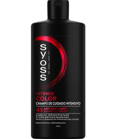  Syoss Syoss 6 x Coloured Shampoo for Coloured or Highlighted Hair 440ml (2640ml) - Protects Colour Intensity for Up to 12 Weeks - Hair Like Just Out of the Barber - Buy Online on GoSupps.com