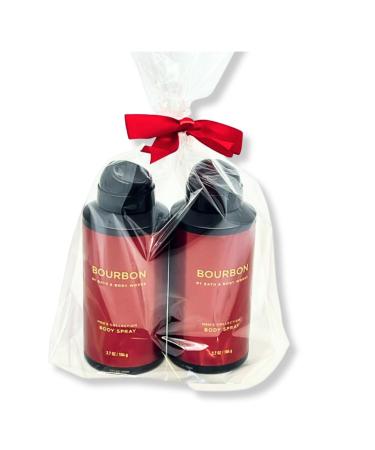 Bath & Body Works Bourbon Body Spray 3.7oz Gift Pack for Holiday - Men s Collection Lot of 2 Bourbon 3.7 Fl Oz (Pack of 2) - Buy Online on GoSupps.com