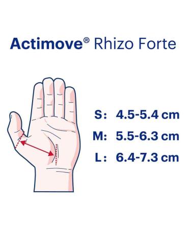 Actimove Rhizo Forte Thumb Brace - Right, Small Size - Buy Online on GoSupps.com