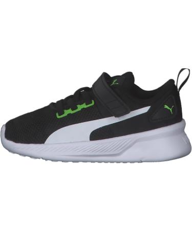 PUMA Kids Flyer Runner V INF Sneaker - Green Flash/White/Black - Size 6 UK Child - Buy Online on GoSupps.com