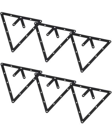 Zetiling 6PCS Magic Rack Billiards Sheet - Pool Table Triangle Ball Holder for 8, 9, and 10 Ball Rack - Cue Accessories - Buy Online on GoSupps.com