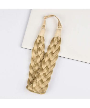 TOECWEGR Braided Hair Band 5 Strands Hair Scrunchie Classic Chunky Elastic Synthetic Headband Women's Beauty Accessories B09 Five-strand braidB09 - Buy Online on GoSupps.com