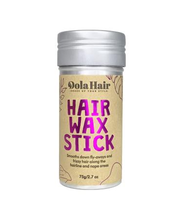 Dolahair Hair Wax Stick  Wax Stick for Hair Wigs Edge Control Slick Stick Hair Pomade Stick Non-greasy Styling Wax for Fly Away & Edge Frizz Hair  Small Broken Hair Fine Hair Finishing Stick (2.7 Ounce (Pack of 1)
