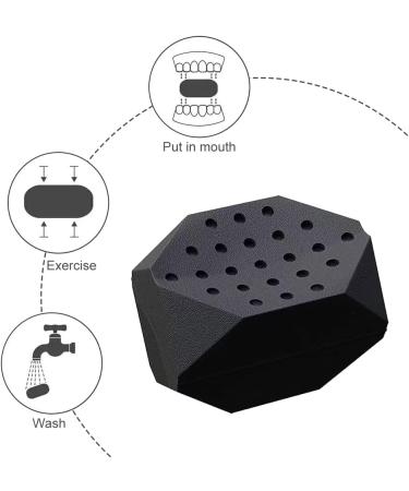 3-Piece Jawline Coach Set | Jaw Trainer Ball for Strengthening & Tightening Effective Kiefer Training & Doppelkinn Reducer - Buy Online on GoSupps.com