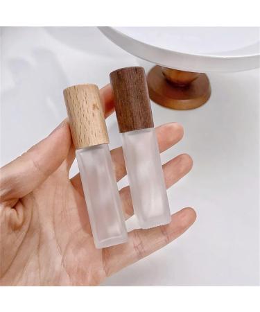 Large Capacity Frosted Glass Spray Bottle - Refillable Travel Perfume & Makeup Container (Brown) | Portable Essential - Buy Online on GoSupps.com
