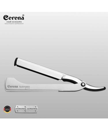 Cerena Razor with Interchangeable Blades - Perfect Wet Shave & Neck Shaving | 2 Razor Blades Included - Buy Online on GoSupps.com