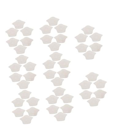 FOMIYES 24 Pairs Cuttable Half Size Stickers Foot Heel Grips Sneaker Supplies Heel Cushion Liner Foot Comfort Pads High Heel Comfort Pads Women's High Heels Small Shoes White Sponge