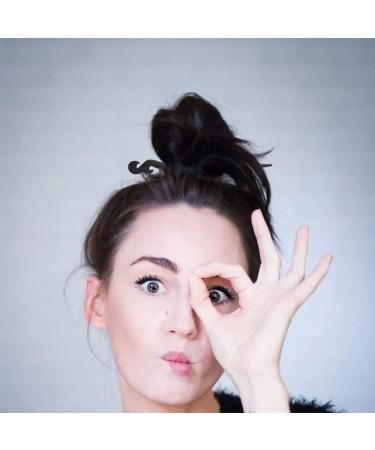 6 Handmade Ebony Hair Clips - Retro Japanese Style for Long Curly Hair - Perfect for Women & Kids - Buy Online on GoSupps.com