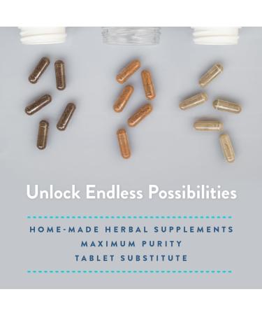 Buy PureCaps USA - Size 1 Empty Gelatin Capsules | 1000 Count Non-GMO Kosher Gluten Free & Halal Certified - Buy Online on GoSupps.com