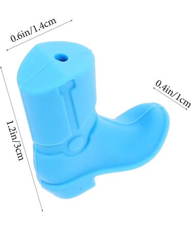 6pcs Healeved Boot Shaped Silicone Beads for DIY Jewelry & Baby Teether - Bracelet Necklace Spacer Beads - Buy Online on GoSupps.com