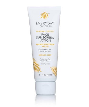 EVERYDAY by Unsun Mineral Tinted Face Sunscreen SPF 30  1.7 fol oz / 50 ml Medium/Deep