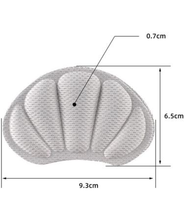 Buy Protective Soft Heel Non-Slip Pad | Unisex Breathable Shoe Cushion Inserts - 1 Pair - Buy Online on GoSupps.com