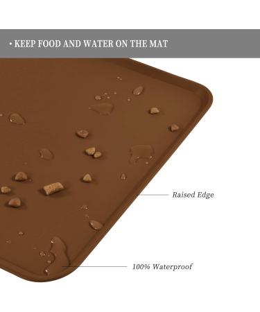 Reopet Silicone Feed Mats for Pets | Waterproof Dog & Cat Mats with Elevated Edges | 71 x 45 cm (1 Pack) - Buy Online on GoSupps.com