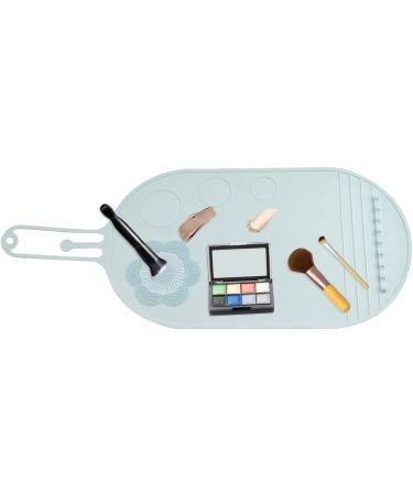Youngwier Silicone Makeup Pad Gentle Silicone Makeup Brush Cleanser - Brush Clean Pad for Cosmetic Brushes Multifunctional Portable Cosmetic Brush Scrubber Mat Pad blue - Buy Online on GoSupps.com
