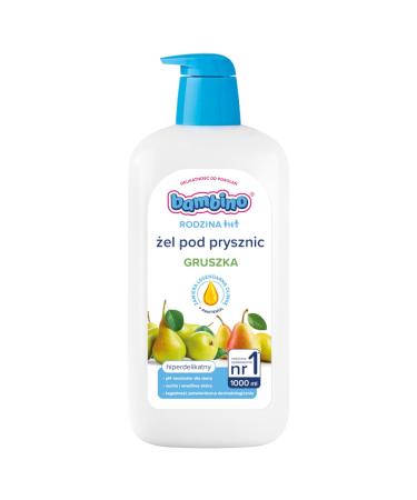 Beiersdorf AG Bambino Family shower gel with pear scent 1000 ml
