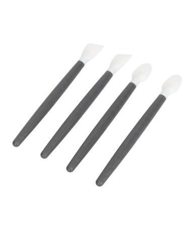 Silicone Cotton Swab Set | Reusable Makeup Brushes for Ears & Eyes | Portable Black | Eco-Friendly Beauty Essentials - Buy Online on GoSupps.com