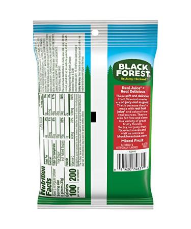 Black Forest Juicy Burst Fruit Snacks - Mixed Fruit, 48-Pack (2.25 oz Each) - Delicious & Nutritious! - Buy Online on GoSupps.com