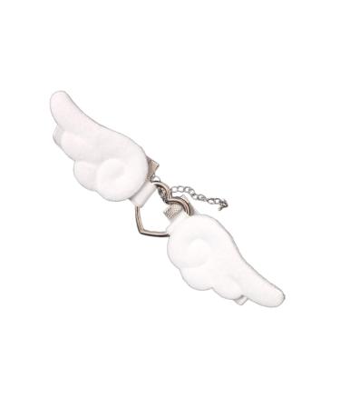 Southjieling Stylish black and white angel-wing necklace unique chain accessory elegant choker pendant for women and girls