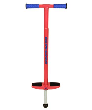 Kids Grom Pogo Stick - 5 to 9 Year Olds, 40-90 Pounds Red