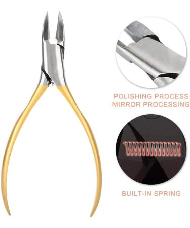 ANKROYU Toenail Clippers Cuticle Trimmer Stainless Steel Thick and Ingrown Nails Cutter Toe Nail Clipper Pedicure Manicure Tools for Fingernails(A) - Buy Online on GoSupps.com