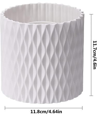 360 Makeup Brush Holder - Pencil Holder for Office Supplies | Swivel Organizer for Desk 360-Degree Rotating Multi-Functional Holder Home Office Art Supply Storage Box Puchen White - Buy Online on GoSupps.com